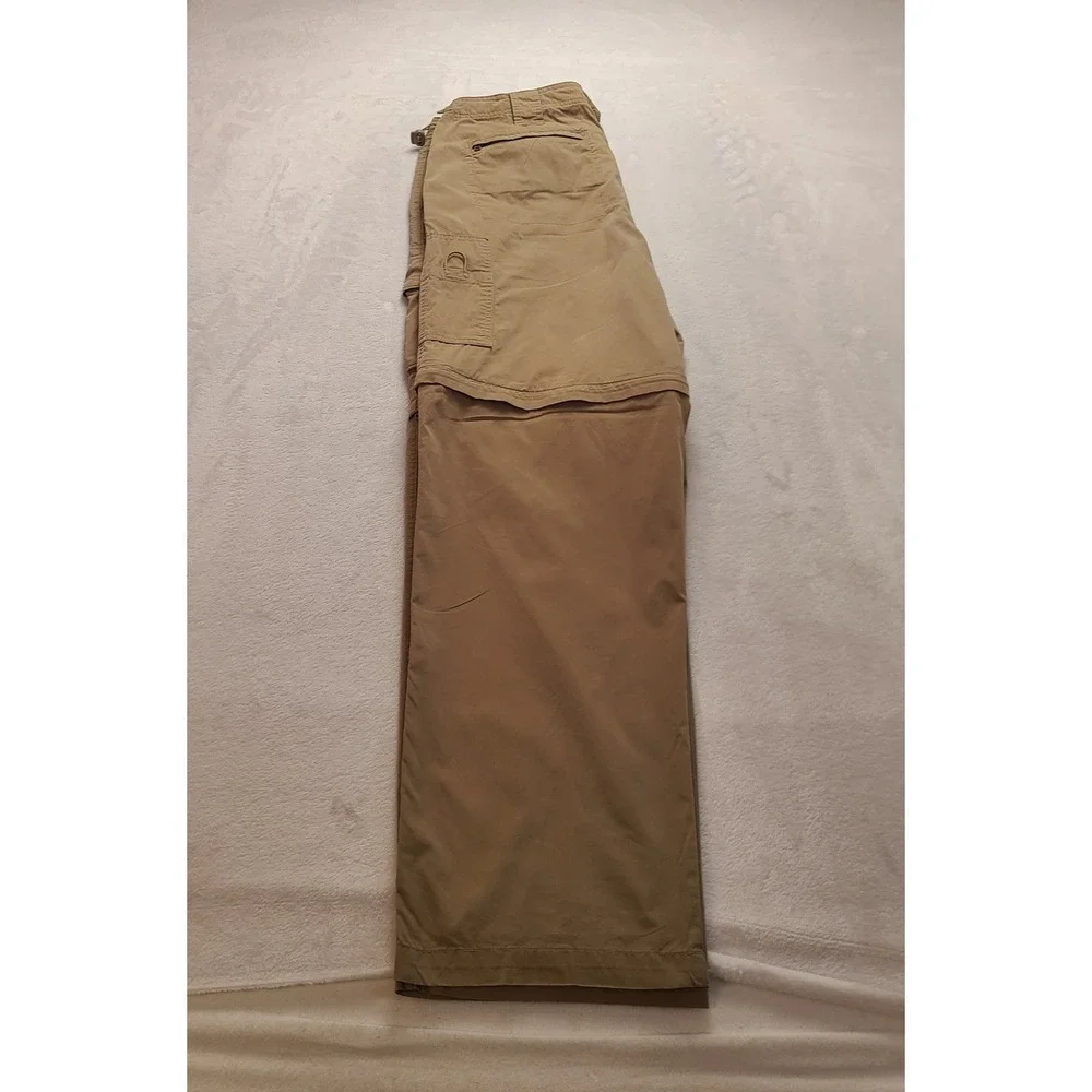 Sonoma Life Style Convertible Cargo Pants Men's‎ 36x34 Khaki Tan Zip Off Hiking